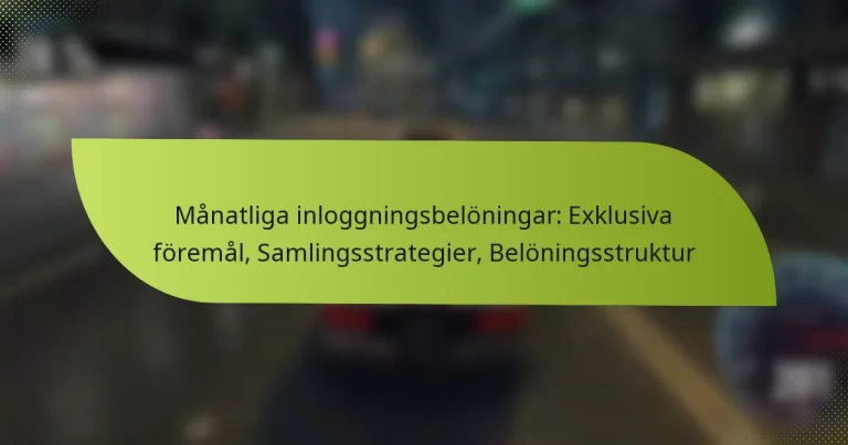 Månatliga inloggningsbelöningar: Exklusiva föremål, Samlingsstrategier, Belöningsstruktur